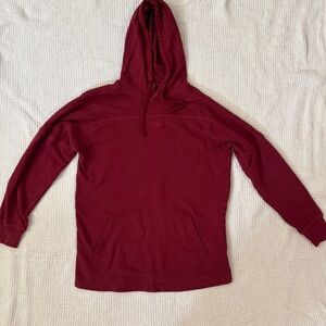 Gymshark Adult Pullover Training Hoodie Men’s Sz Small Navy Burgundy Workout